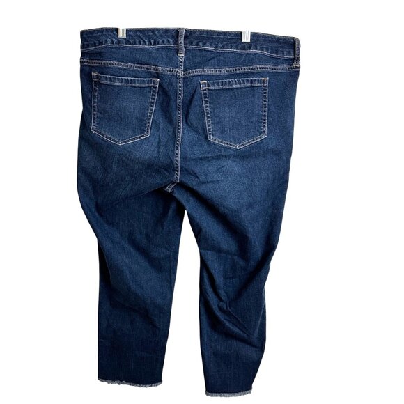 Torrid FeelTheFit Crop Boyfriend Vintage Stretch Jeans Size 20 - Picture 11 of 13